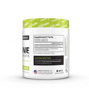 Pure Creatine Supplement Facts
